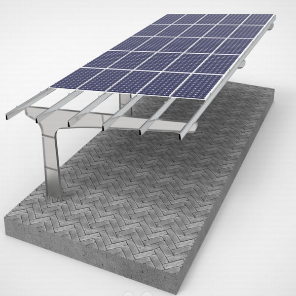 About EmperySolar T-Type Carbon Steel Carport System 