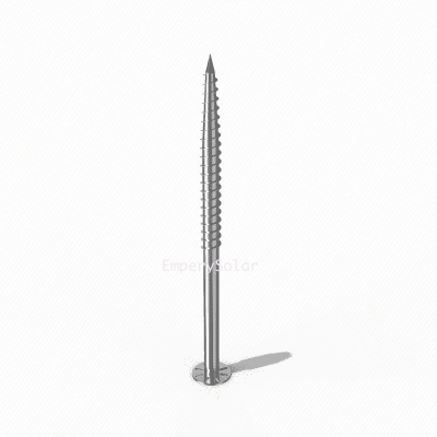galvanized screw pile ground anchor