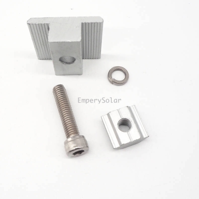 Solar bracket component of solar mid clamp