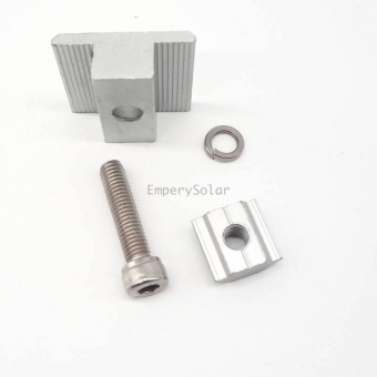 Solar bracket component of solar mid clamp